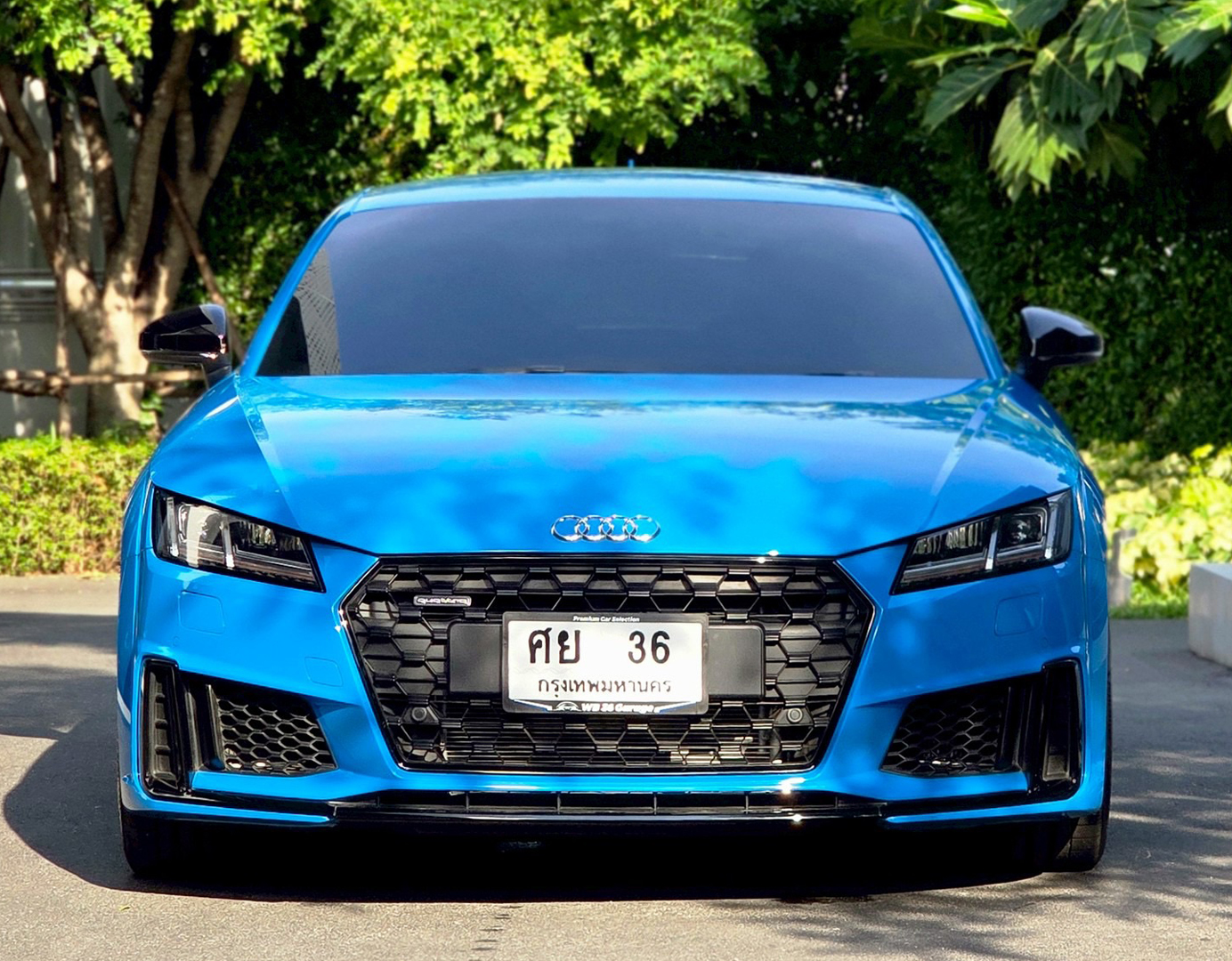cover -Audi TT blue